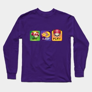 Eat Sleep Play Gamer Long Sleeve T-Shirt